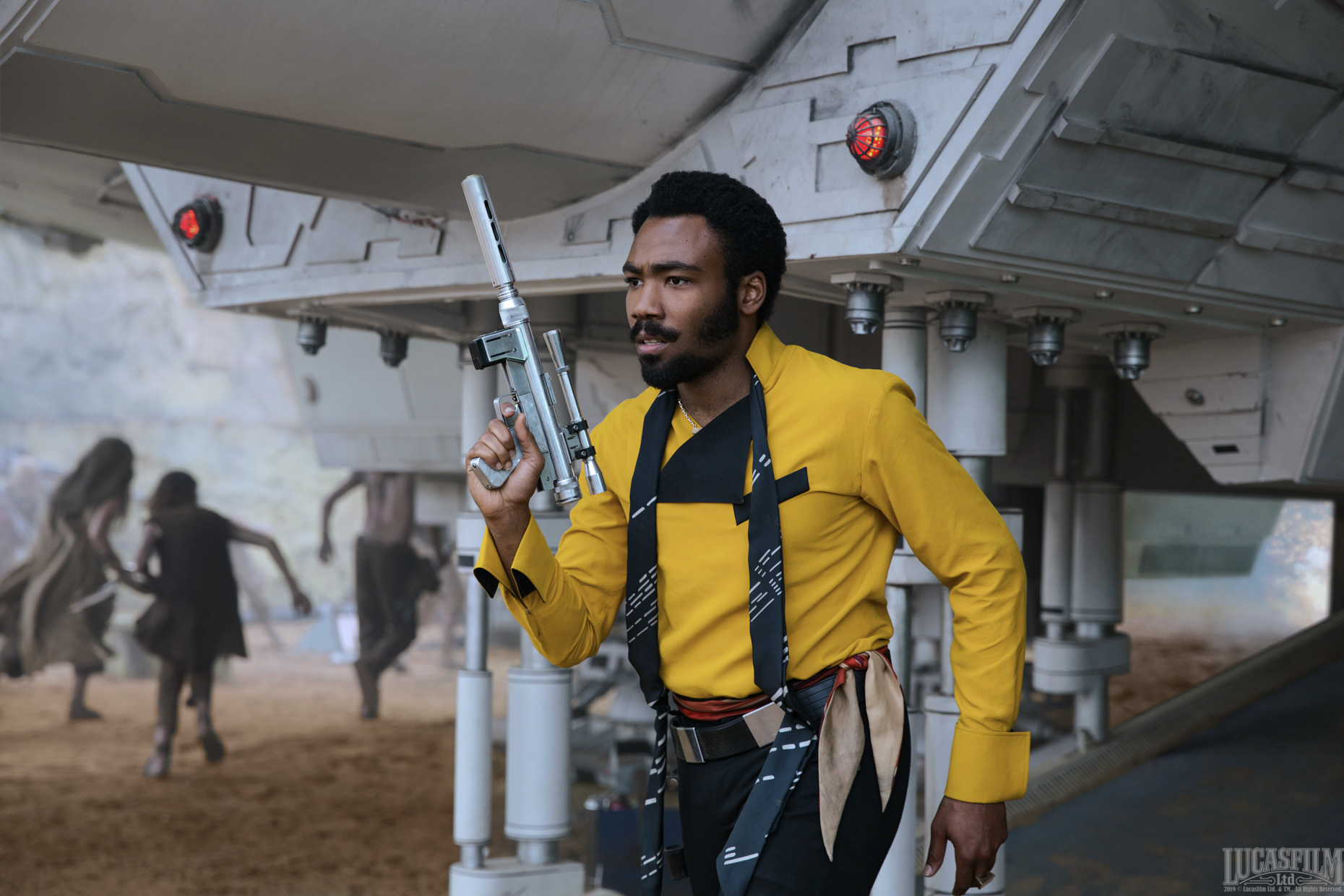 Solo, Star Wars, Lando Calrissian, Donald Glover, Blaster, John Wilson, Stills, Still, Unit, Photographer